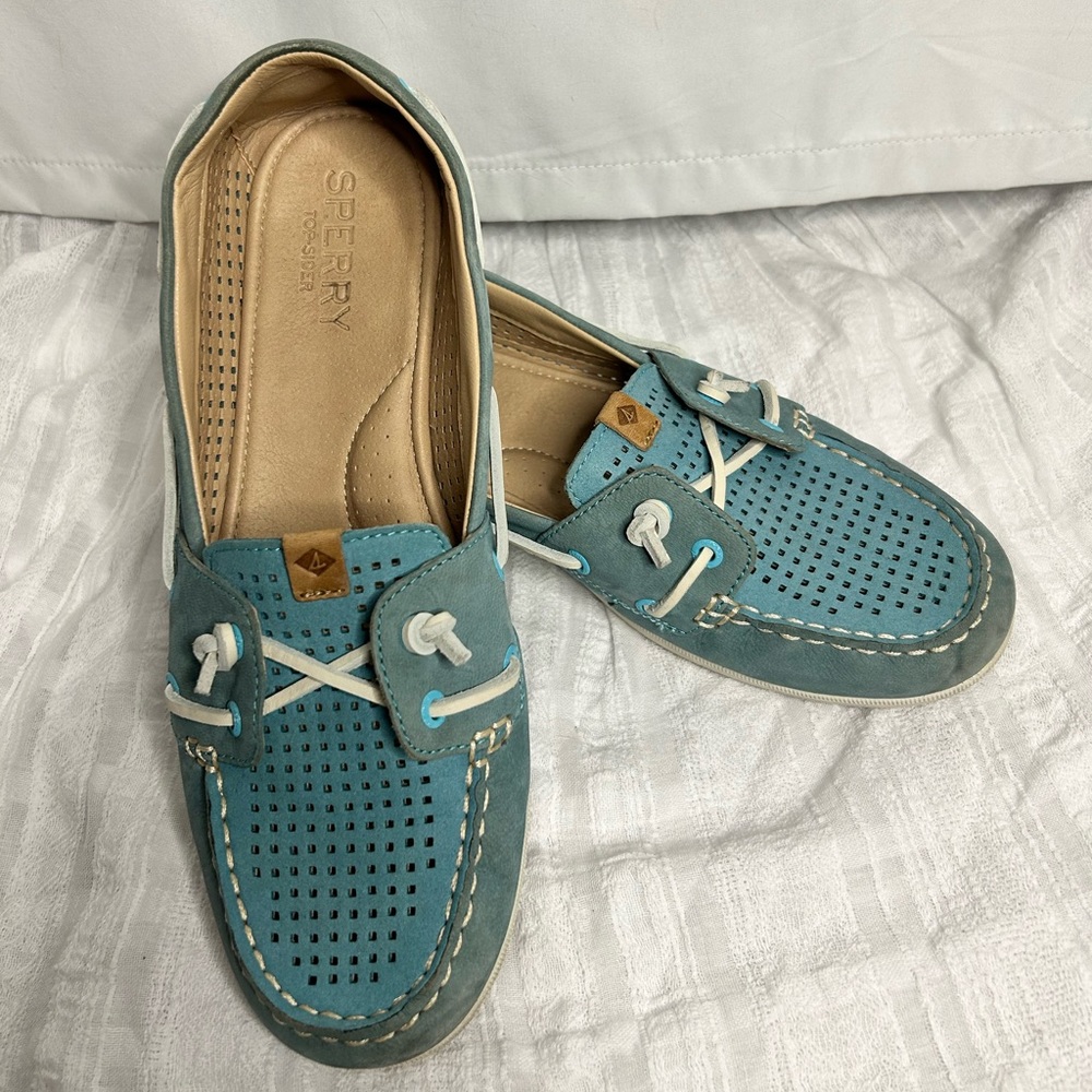 Sperry Topsider Blue Original Boat Shoe Women’s Size 10